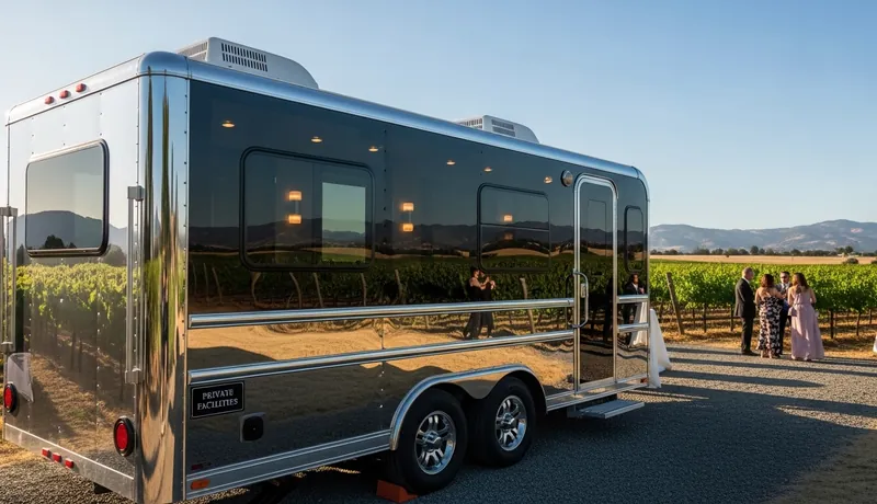 Luxury Restroom Trailer Rentals Dallas TX